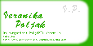 veronika poljak business card